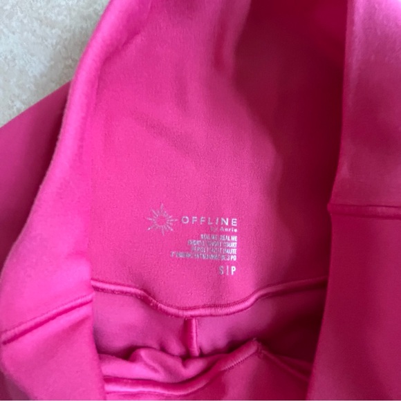 OFFLINE Real Me High Waisted Crossover Bike Short Tank Top Set Small - Picture 10 of 12